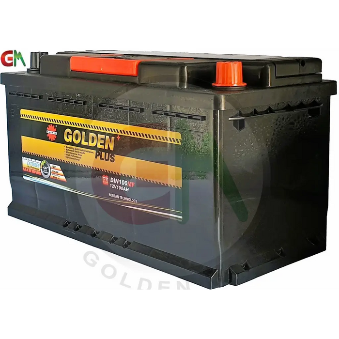 Zapple Golden Plus Car Battery - DIN100MF 12V100AH - Car