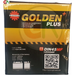 Zapple Golden Plus Car Battery - DIN45MF 12V45AH - Car