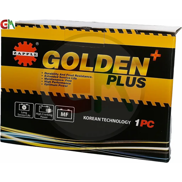 Zapple Golden Plus Car Battery - DIN75LMF 12V75AH - Car