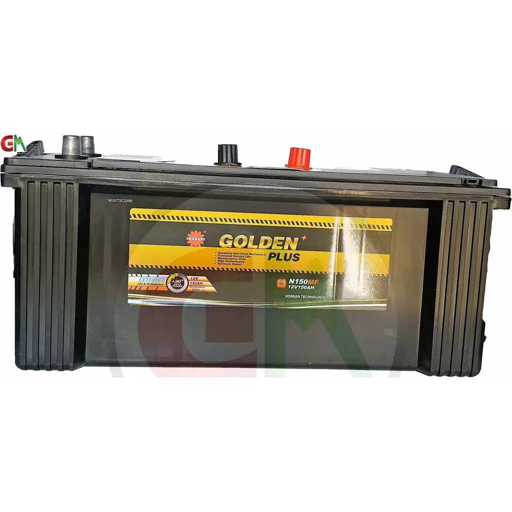 Zapple Golden Plus Car Battery - N150MF 12V150AH - Car