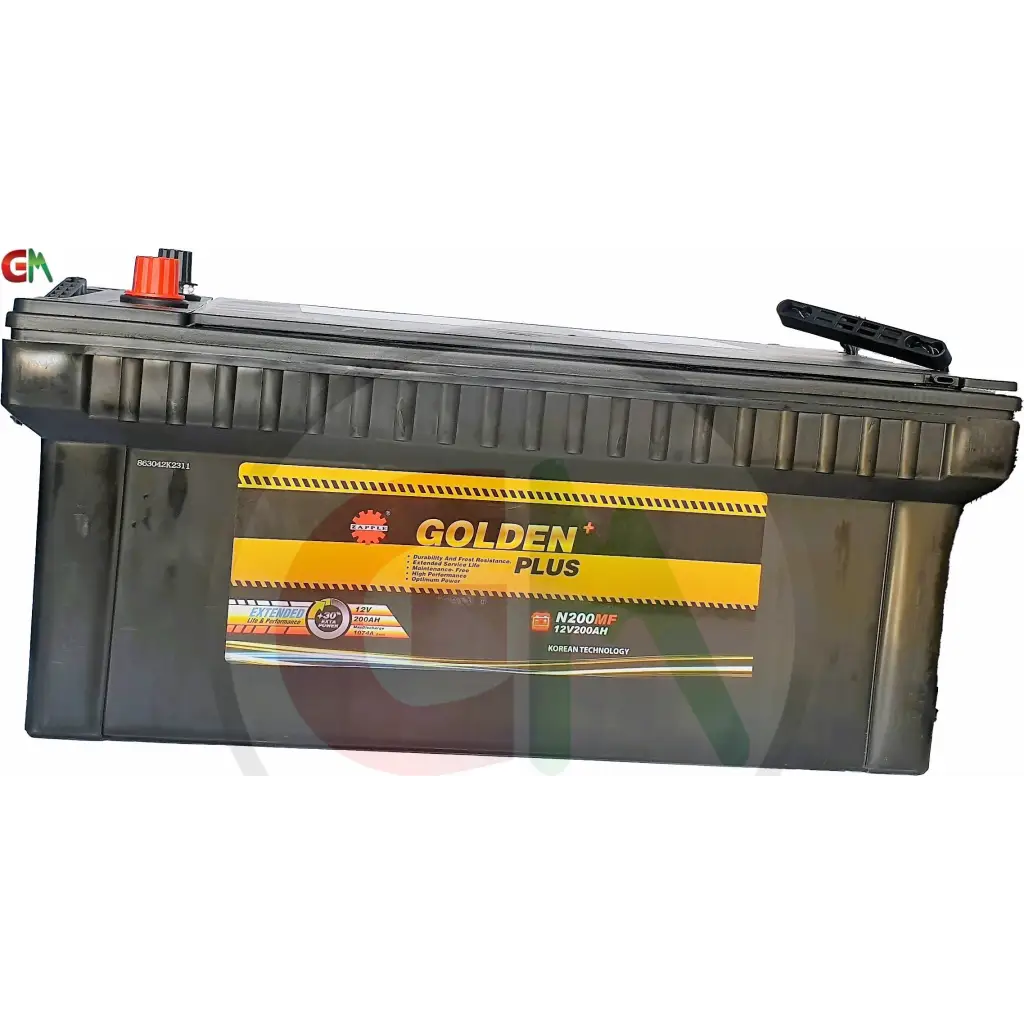 Zapple Golden Plus Car Battery - N200MF 12V200AH - Car