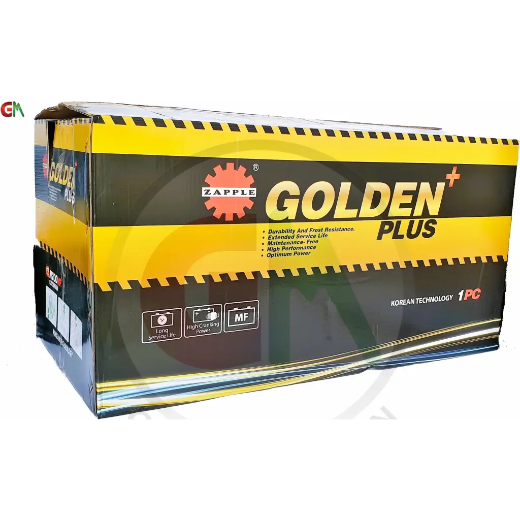 Zapple Golden Plus Car Battery - N200MF 12V200AH - Car