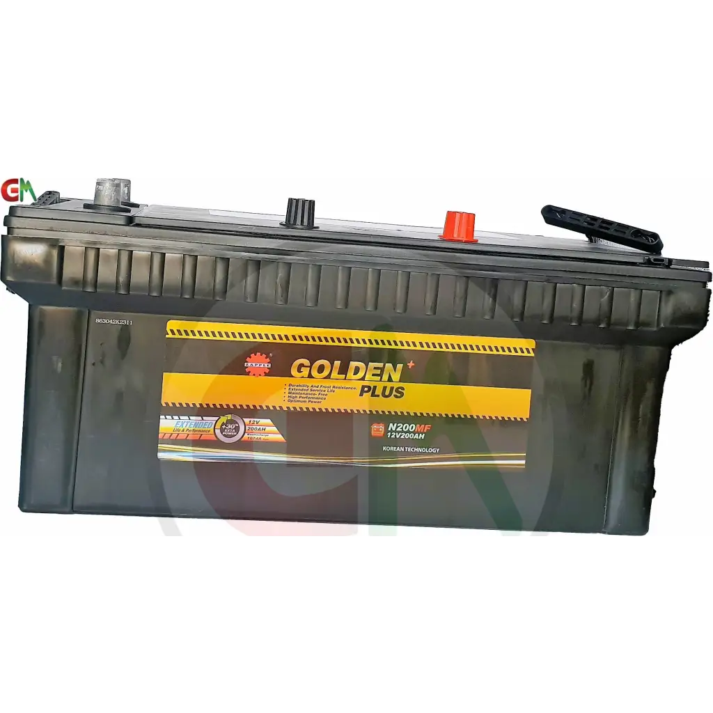 Zapple Golden Plus Car Battery - N200MF 12V200AH - Car