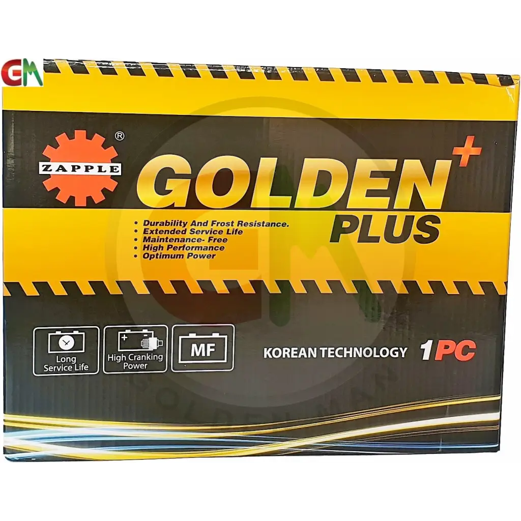 Zapple Golden Plus Car Battery - N95MF 12V95AH - Car Battery