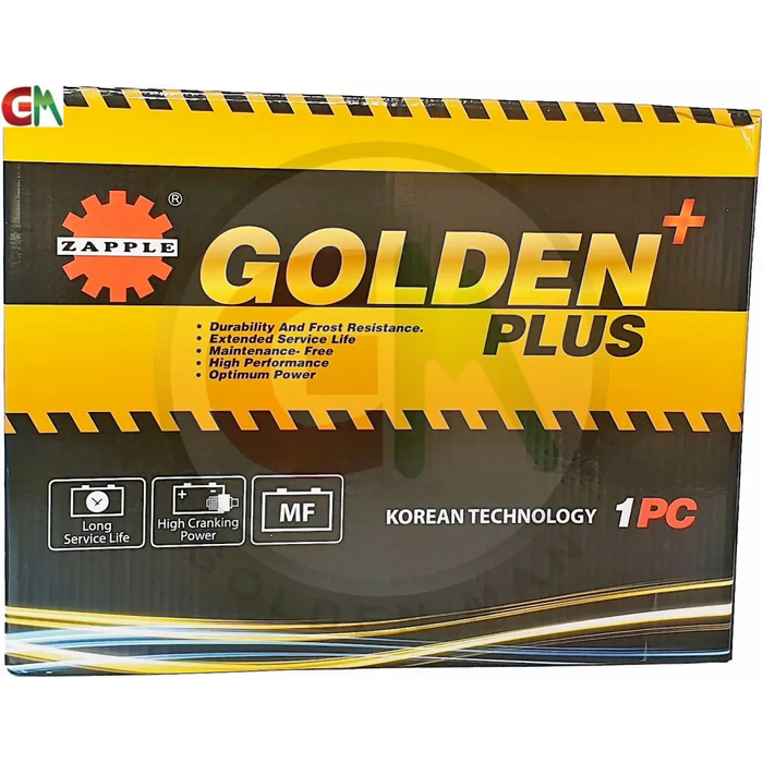 Zapple Golden Plus Car Battery - N95MF 12V95AH - Car Battery