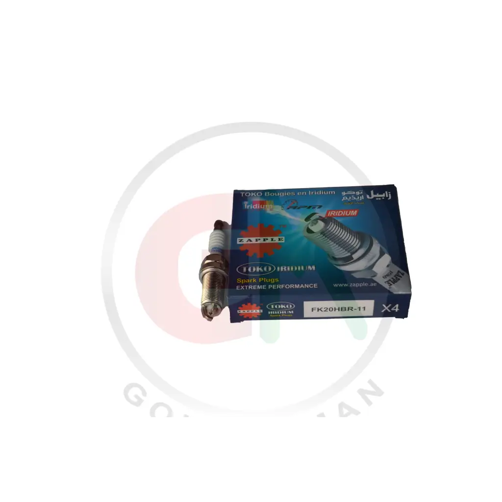 Zapple Toko Iridium Spark Plugs - FK20HBR-11 - Iridium Spark