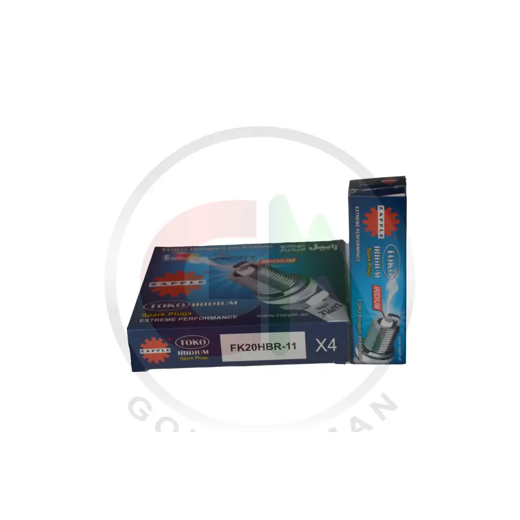 Zapple Toko Iridium Spark Plugs - FK20HBR-11 - Iridium Spark