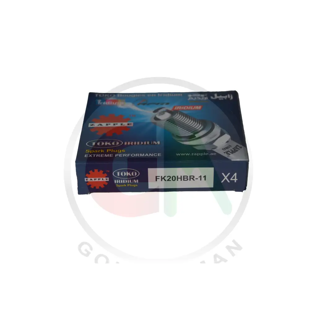 Zapple Toko Iridium Spark Plugs - FK20HBR-11 - Iridium Spark