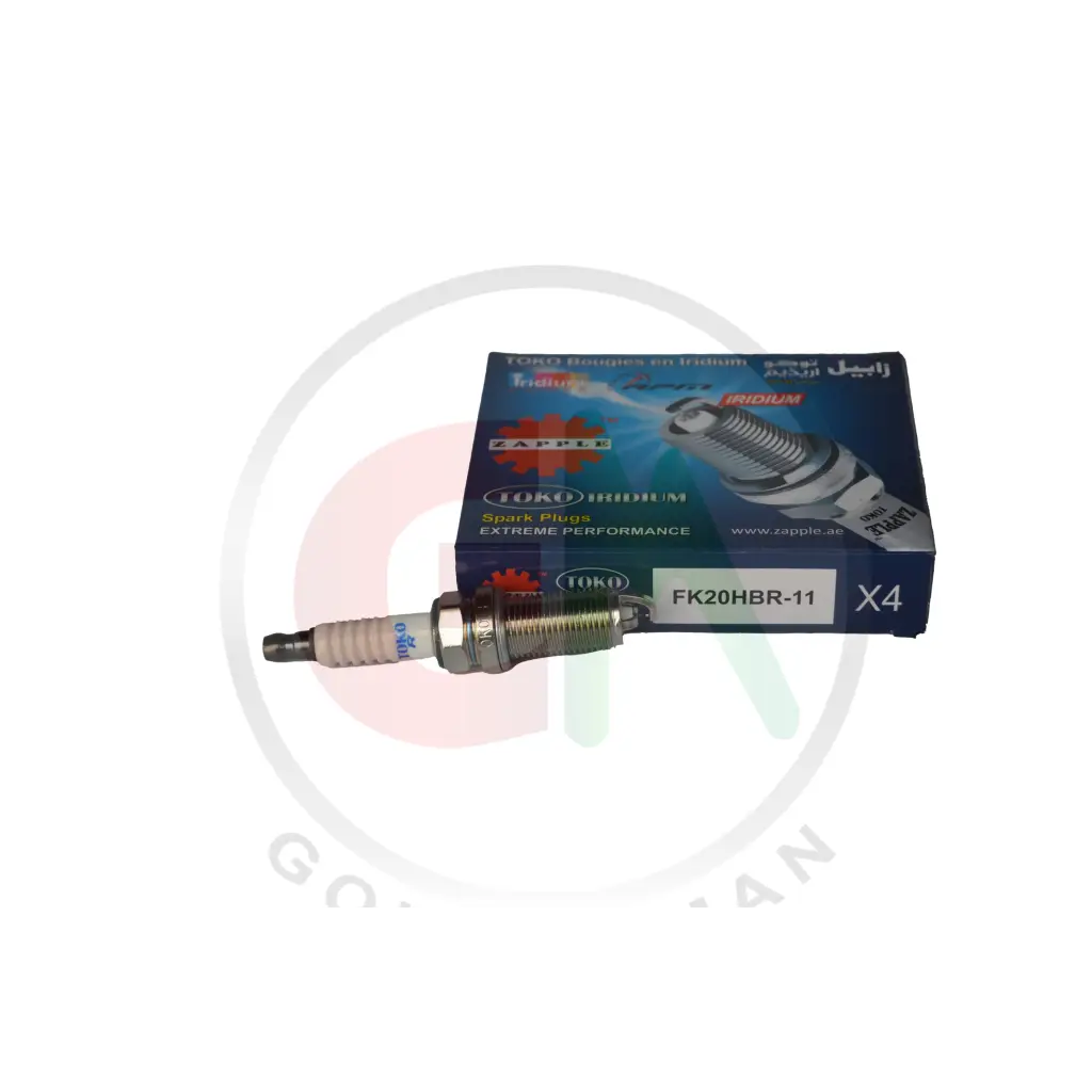 Zapple Toko Iridium Spark Plugs - FK20HBR-11 - Iridium Spark