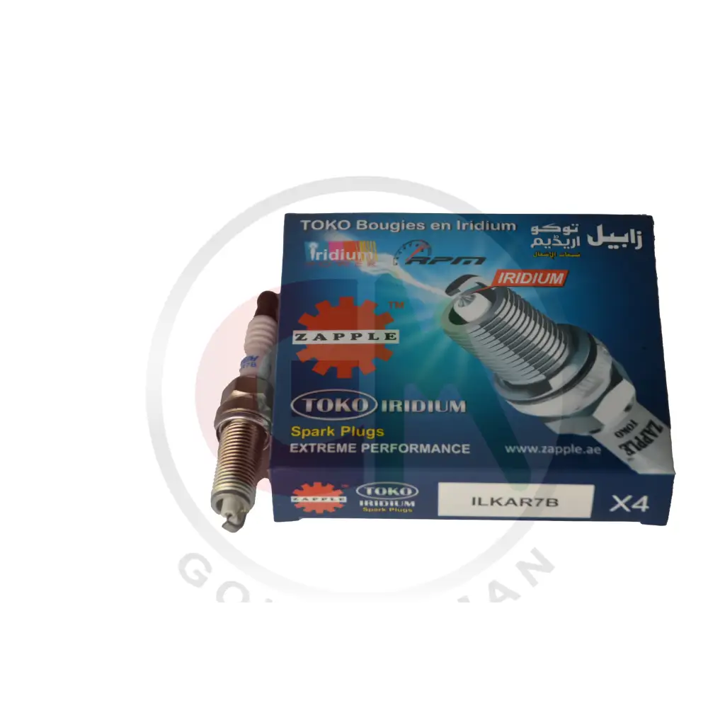 Zapple Toko Iridium Spark Plugs - ILKAR7B - Iridium Spark