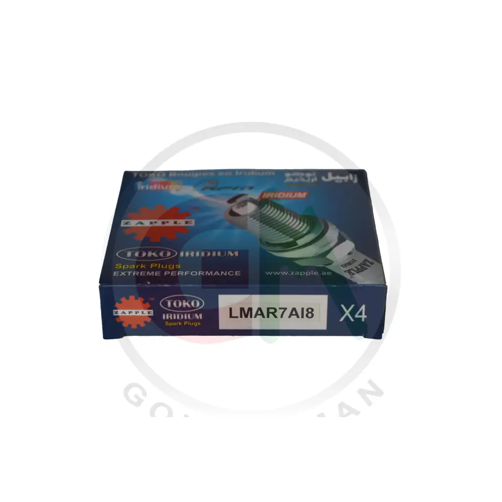 Zapple Toko Iridium Spark Plugs - LMAR7AI8 - Iridium Spark