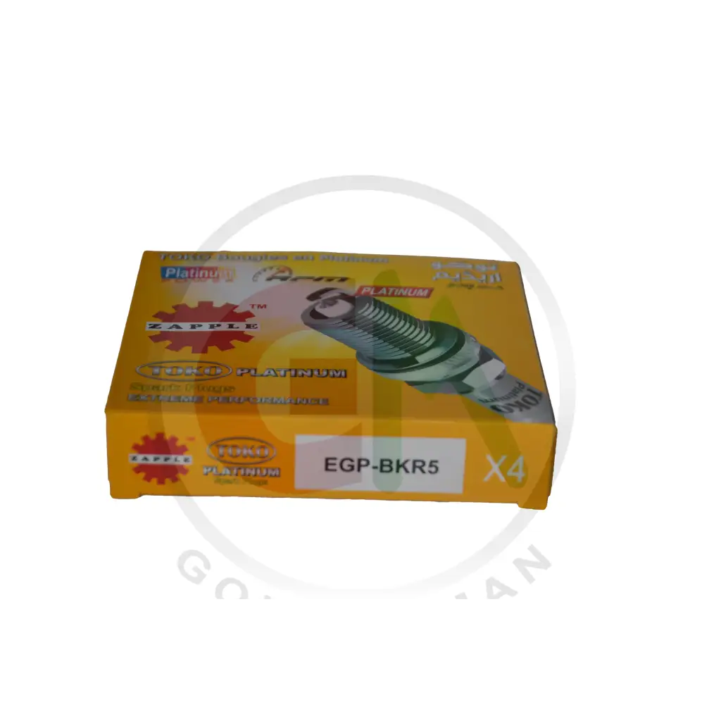 Zapple Toko Platinum Spark Plugs - EGP-BKR5 - Platinum Spark