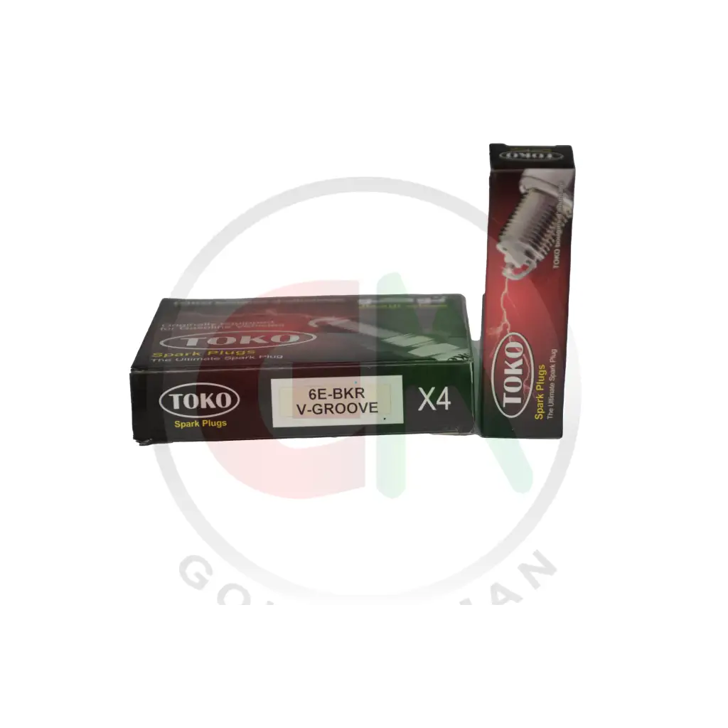Zapple Toko Spark Plugs - 6E-BKRV-GROOVE - Spark Plugs