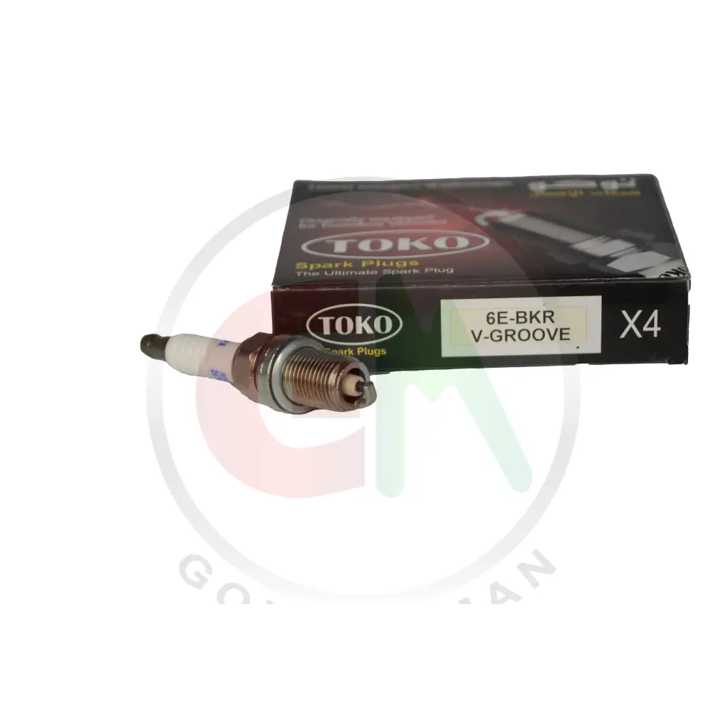 Zapple Toko Spark Plugs - 6E-BKRV-GROOVE - Spark Plugs