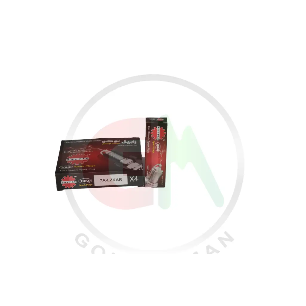 Zapple Toko Spark Plugs - 7A-LZKAR - Spark Plugs