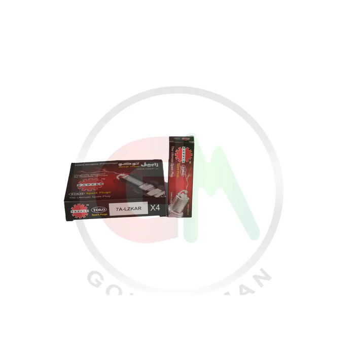 Zapple Toko Spark Plugs - 7A-LZKAR - Spark Plugs