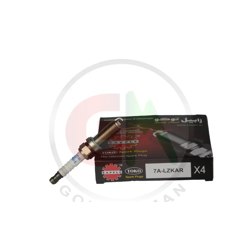 Zapple Toko Spark Plugs - 7A-LZKAR - Spark Plugs