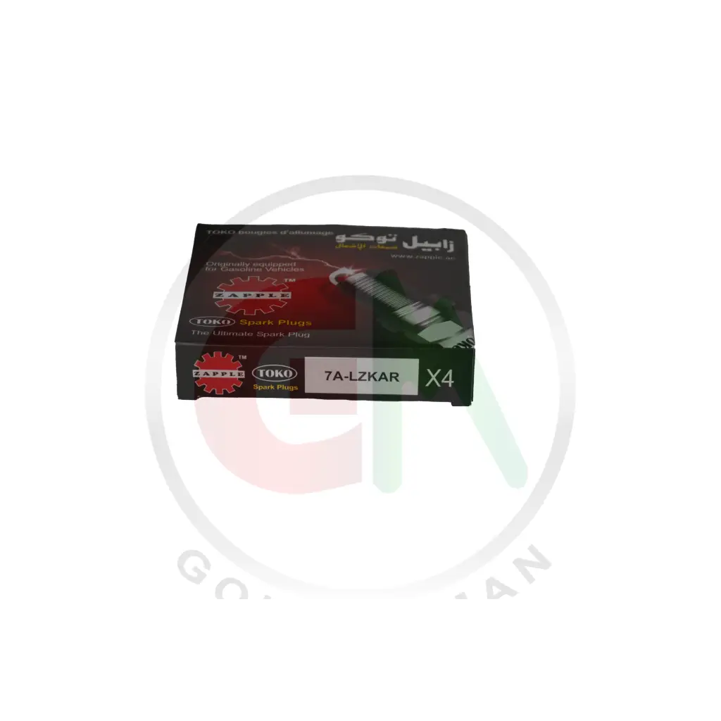 Zapple Toko Spark Plugs - 7A-LZKAR - Spark Plugs