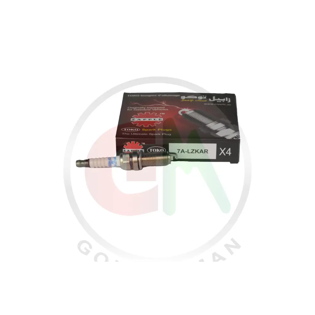 Zapple Toko Spark Plugs - 7A-LZKAR - Spark Plugs